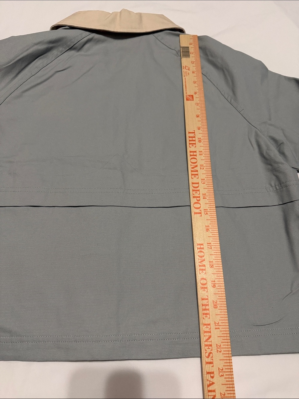Hunter Collared Button Zipper Olive Gray Jacket M Cotton NWT - Picture 8 of 8